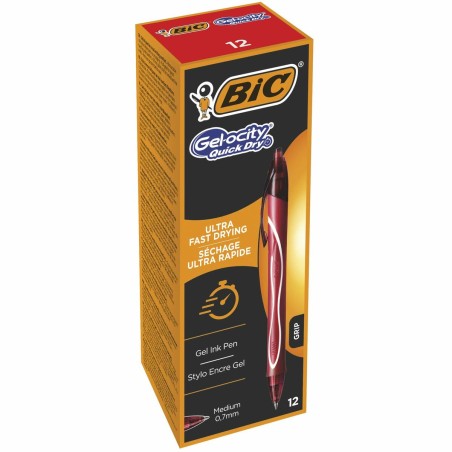 Penna gel Bic Gel-ocity Quick Dry Azzurro 0,7 mm