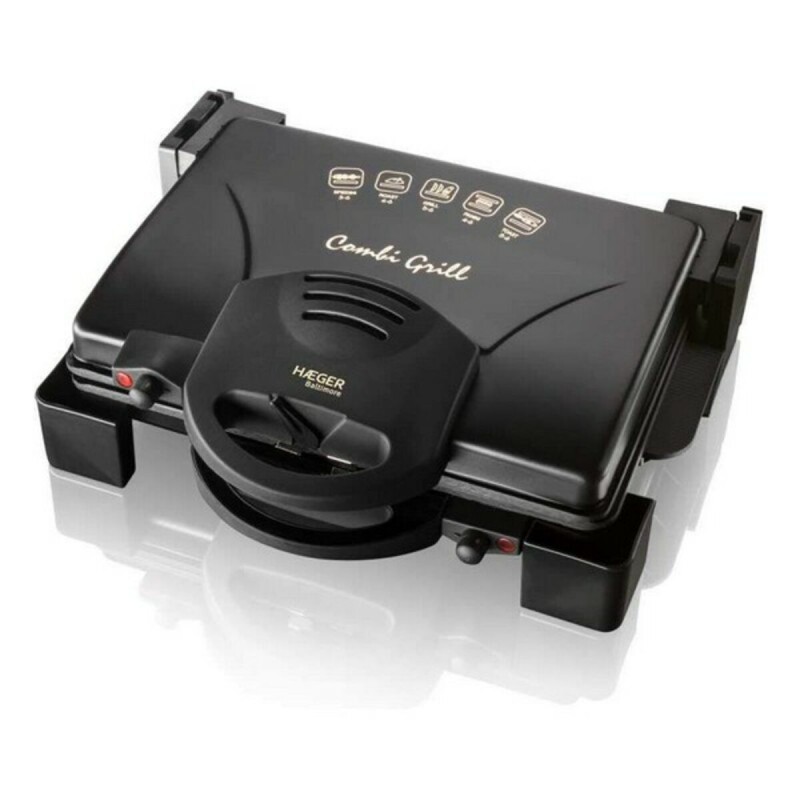 Grill Haeger GR-190.008A 1900W Nero Acciaio inossidabile Grill Haeger GR-190.008A 1900W Nero Acciaio inossidabile