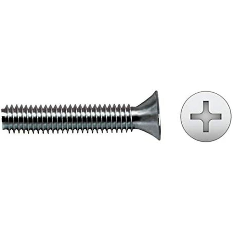 Scatola a viti CELO 5 x 20 mm Filettatura metrica 250 Unità Zincato Svasata Scatola a viti CELO 5 x 20 mm Filettatura metrica 250 Unità Zincato Svasata