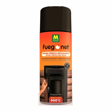 Vernice anti-calore Massó Fuegonet Spray Nero 400 ml
