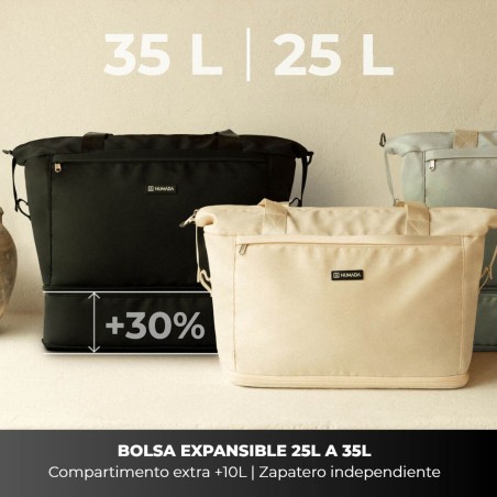 Borsa da Viaggio Numada Beige 35 L