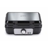 Macchina da Waffle Alpina 1000 W Argentato