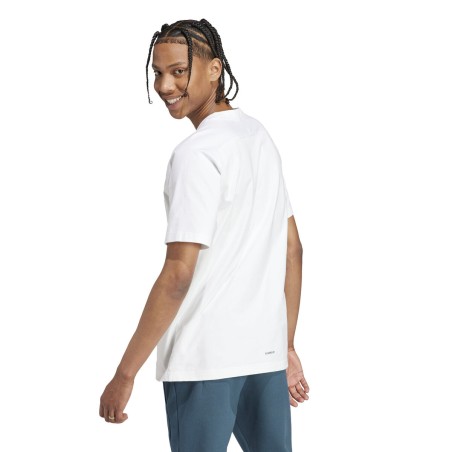 Maglia a Maniche Corte Uomo Adidas N E TEE IL9470  Bianco