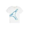Maglia a Maniche Corte per Bambini Jordan JDB AIR HEATMAP JUMPMAN HBR SS 95D238 001 Bianco
