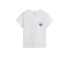 Maglia a Maniche Corte Donna Vans Catchers Club Mini Bianco