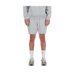 Pantaloni Corti Sportivi da Uomo New Balance ESSENTIALS FRENCH TERY SHORT 7 MS41520  Grigio