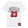 Maglia a Maniche Corte per Bambini Nike JDB PRACTICE FLIGHT 95A088 001 Bianco