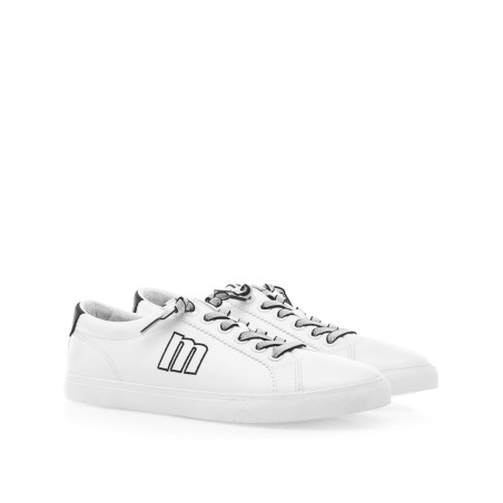 Scarpe Sportive da Donna Mustang Murri White ucky Black 60142 C56166 Bianco