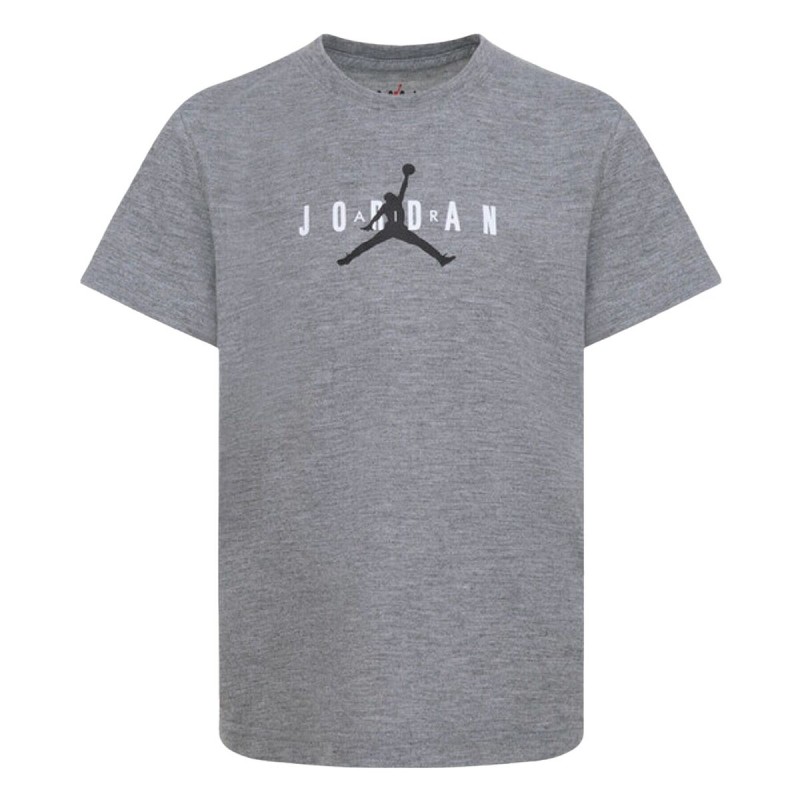 Maglia a Maniche Corte per Bambini Nike Grigio Maglia a Maniche Corte per Bambini Nike Grigio
