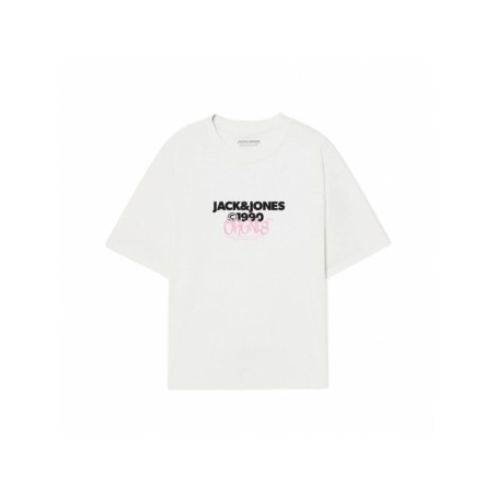 Maglia a Maniche Corte Uomo Jack & Jones JORBUSHWICK TEE SS CREW NECK FST 12263939 Bianco