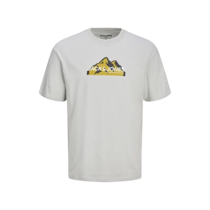 Maglia a Maniche Corte Uomo Jack & Jones JCOMOUNTAIN LOGO TEE SS CREW NECK 12262220 Grigio Maglia a Maniche Corte Uomo Jack & Jones JCOMOUNTAIN LOGO TEE SS CREW NECK 12262220 Grigio