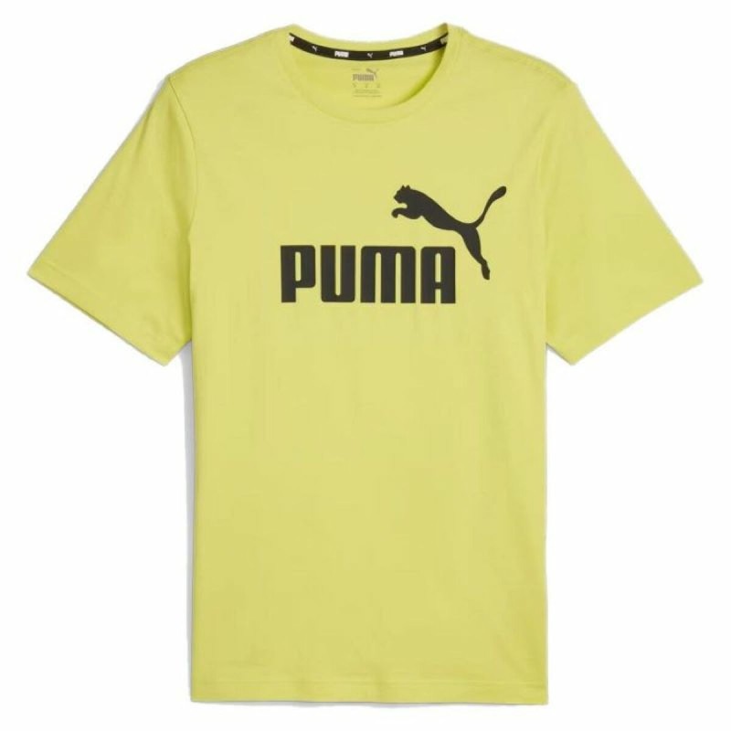 Maglia a Maniche Corte Uomo Puma ESS LOGO TEE 586667 66 Verde Maglia a Maniche Corte Uomo Puma ESS LOGO TEE 586667 66 Verde