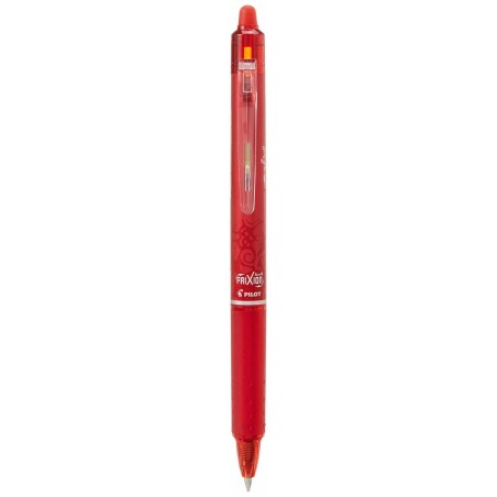 Penna Pilot Frixion Clicker Inchiostro cancellabile Rosso 0,4 mm 12 Unità