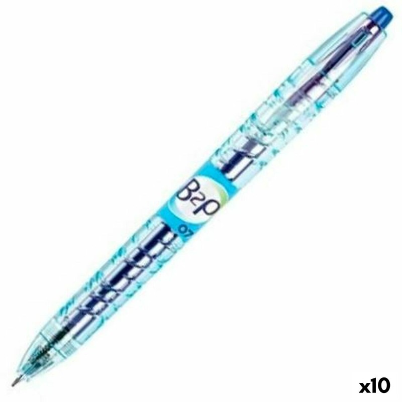 Penna gel Pilot B2P 07 Retrattile Azzurro 0,4 mm (10 Unità) Penna gel Pilot B2P 07 Retrattile Azzurro 0,4 mm (10 Unità)