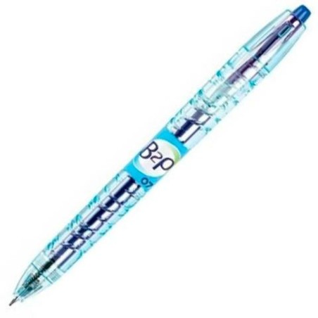 Penna gel Pilot B2P 07 Retrattile Azzurro 0,4 mm (10 Unità)