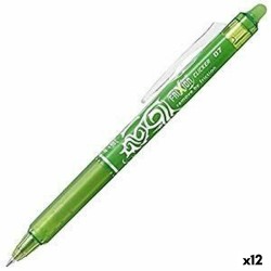 Penna Pilot Frixion Clicker Inchiostro cancellabile Verde 0,4 mm 12 Unità