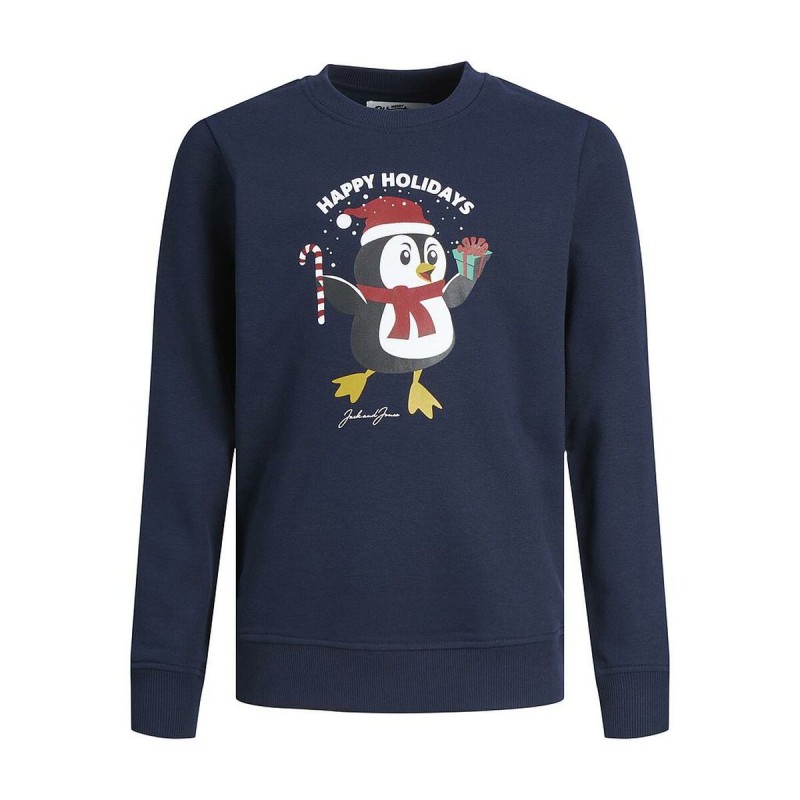 Felpa senza Cappuccio Bambino JORTOON Jack & Jones 12222091 Blu Marino Felpa senza Cappuccio Bambino JORTOON Jack & Jones 12222091 Blu Marino