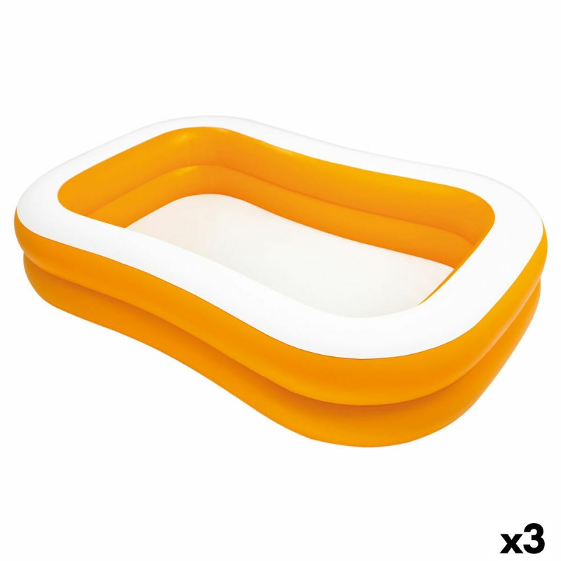 Piscina Gonfiabile Intex Mandarin Arancio 600 L 229 x 48 x 152 cm (3 Unità) Piscina Gonfiabile Intex Mandarin Arancio 600 L 229 x 48 x 152 cm (3 Unità)