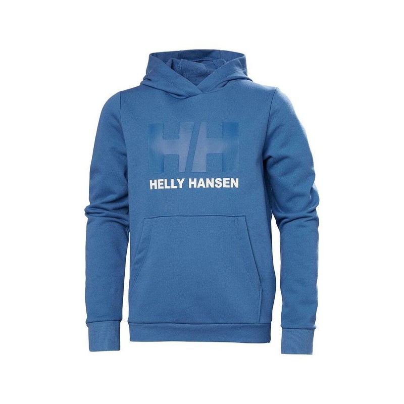 Felpa con Cappuccio Bambino HH LOGO HOODIE 2.0 Helly Hansen 41677 636 Azzurro Felpa con Cappuccio Bambino HH LOGO HOODIE 2.0 Helly Hansen 41677 636 Azzurro