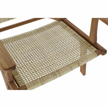 Poltrona DKD Home Decor MB-182316 Naturale Marrone Chiaro Teca 69 x 78 x 68 cm
