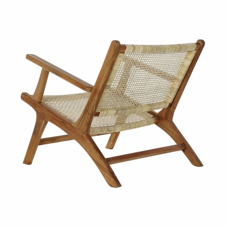 Poltrona DKD Home Decor MB-182316 Naturale Marrone Chiaro Teca 69 x 78 x 68 cm