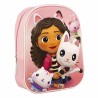 Zaino Scuola Gabby's Dollhouse Rosa 25 x 31 x 10 cm
