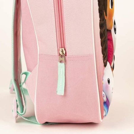 Zaino Scuola Gabby's Dollhouse Rosa 25 x 31 x 10 cm