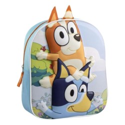 Zaino Scuola 3D Bluey Azzurro