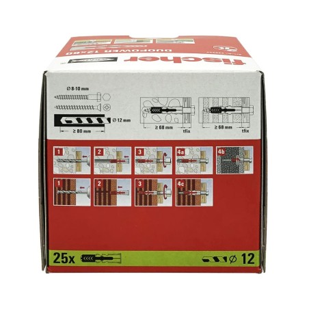 Tacchetti Fischer DuoPower 538243 Nylon Ø 12 x 60 mm (25 Unità)