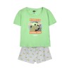 Pigiama Estivo The Mandalorian Verde Verde Chiaro Donna