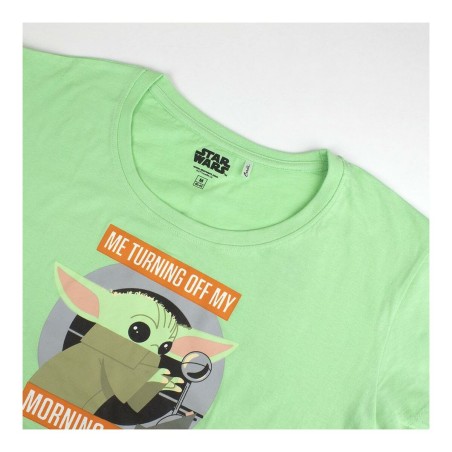 Pigiama Estivo The Mandalorian Verde Verde Chiaro Donna