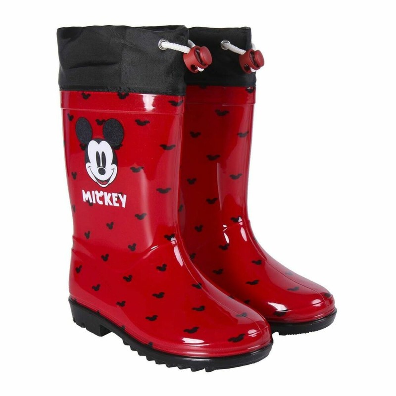 Stivali da pioggia per Bambini Mickey Mouse Rosso