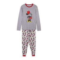 Pigiama Minnie Mouse Grigio Donna