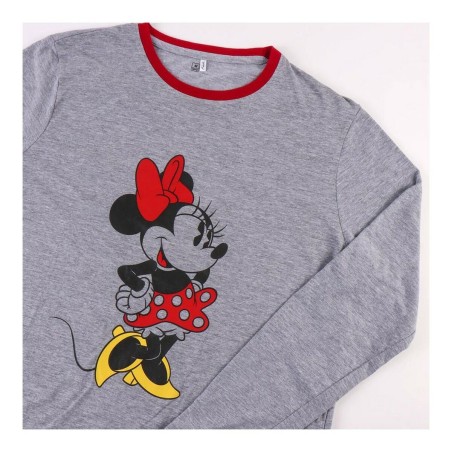 Pigiama Minnie Mouse Grigio Donna