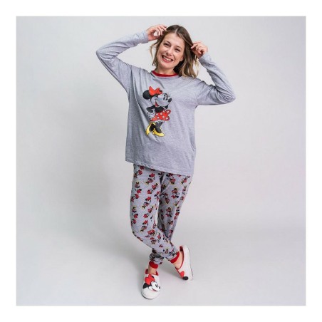 Pigiama Minnie Mouse Grigio Donna