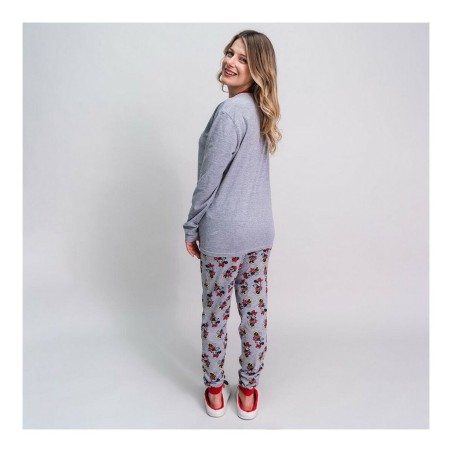 Pigiama Minnie Mouse Grigio Donna
