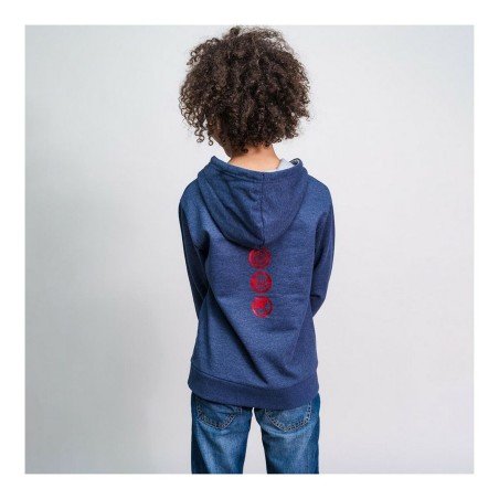 Felpa con Cappuccio Bambino Marvel Blu scuro