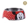 Ciotola per cani Minnie Mouse Melammina 410 ml Multicolore Poliestere Metallo