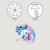 Ombrelli Stitch Rosa Ø 71 cm Azzurro