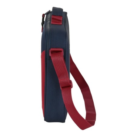 Borsa per la scuola F.C. Barcelona Corporativa Azzurro Rosso Granato (38 x 28 x 6 cm)