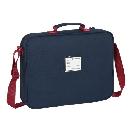 Borsa per la scuola F.C. Barcelona Corporativa Azzurro Rosso Granato (38 x 28 x 6 cm)