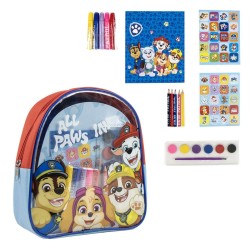 Zainetto per Bambini per Disegnare The Paw Patrol Rosso 22 x 23 x 7 cm