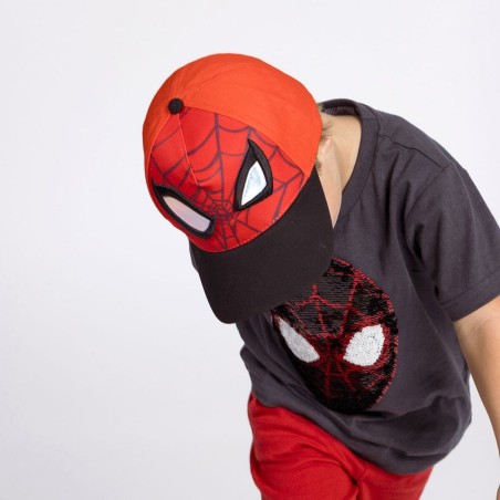 Cappellino per Bambini Spider-Man Rosso