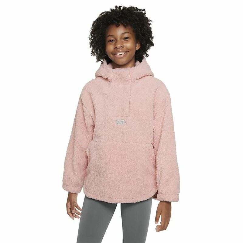 Felpa per Bambini Nike Therma-FIT Icon Clash Rosa Felpa per Bambini Nike Therma-FIT Icon Clash Rosa