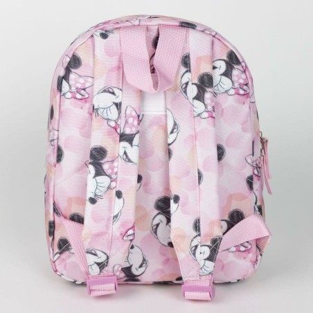 Zaino Scuola Minnie Mouse Rosa 22 x 27 x 9 cm