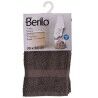 Telo da bagno Berilo 89668 Grigio 80 % cotone 20 % Poliestere 30 x 50 cm (12 Unità)