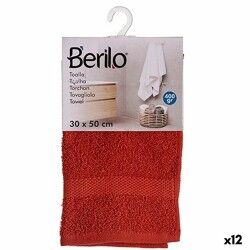 Telo da bagno Berilo 89664 Teja 80 % cotone 20 % Poliestere 30 x 50 cm (12 Unità)