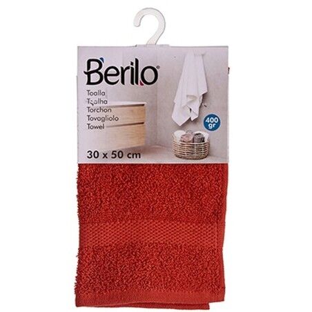 Telo da bagno Berilo 89664 Teja 80 % cotone 20 % Poliestere 30 x 50 cm (12 Unità)