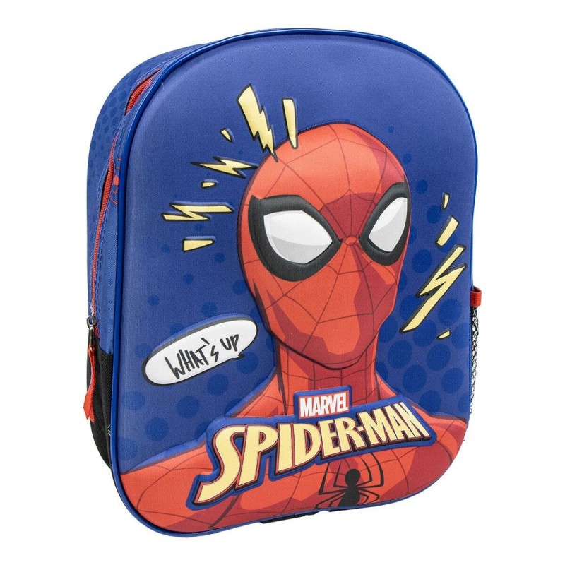Zaino Scuola Spider-Man Azzurro 8 X 32 X 26 CM Zaino Scuola Spider-Man Azzurro 8 X 32 X 26 CM