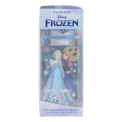 Set di Cancelleria Frozen 24 Pezzi Azzurro